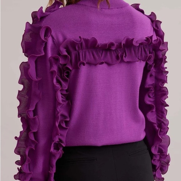 Anne Fontaine Sidaline Sweater in Anemone - Picture 2 of 6